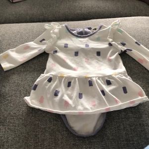 Monica and Andy let’s chill print dress